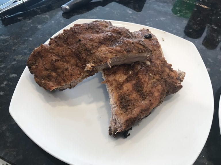 BGE Tender Smoked Ribs