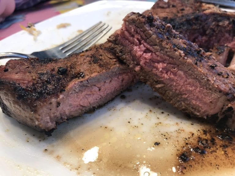 BGE – Mesquite & Cow Lick T-Bone Steaks