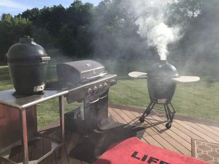 Big Green Egg Setup