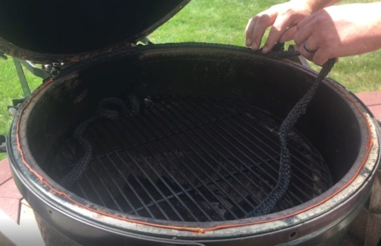 How to Replace The Big Green Egg Gasket w/ Rutland Gasket