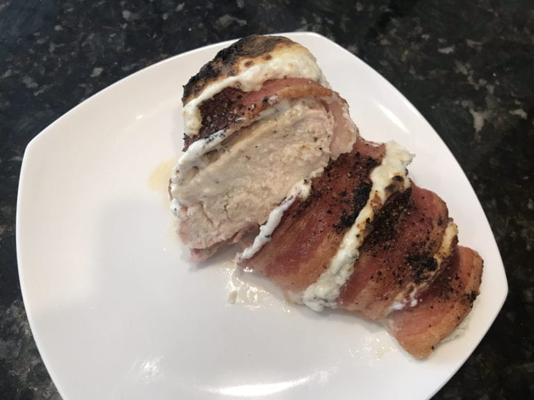 Bacon & Cream Cheese Wrapped Chicken W/ Shakin’ The Tree Spice on BGE