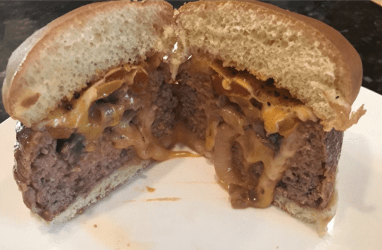 Beer Can Burgers on Big Green Egg