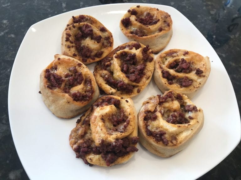 Smoked Taco Pinwheel - Plated