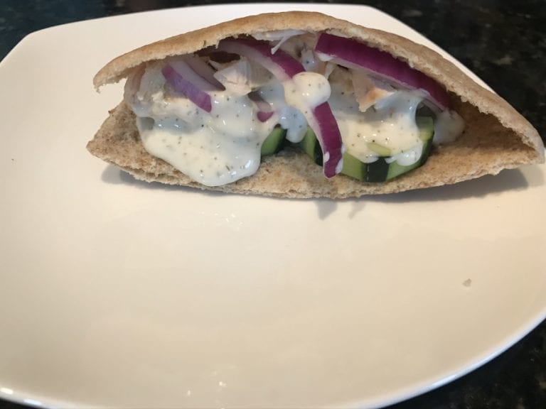 Smoked Chicken Gyro's with Tzatziki Sauce - Add Tzatziki Sauce