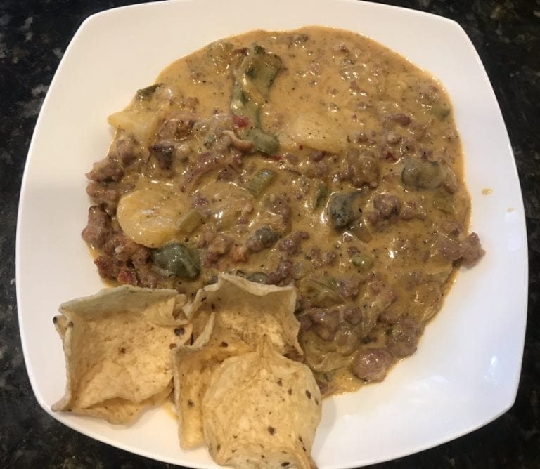 Smoked Spicy Bacon Cheeseburger Chili