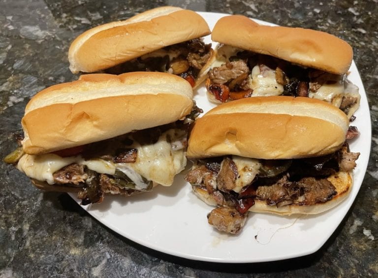 Own - Cheese Steaks on the Blackstone - Plated