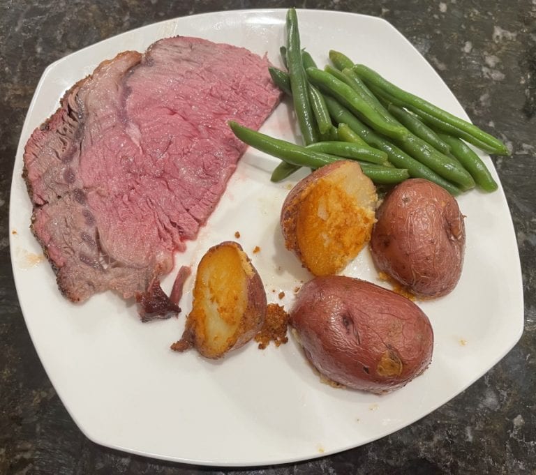 Own-Smoked-Parmesan-Red-Potatoes-Plated-with-Prime-Rib