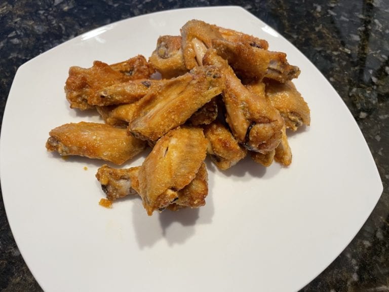 Own - Buttery Garlic Parmesan Air Fried Wings - Plated
