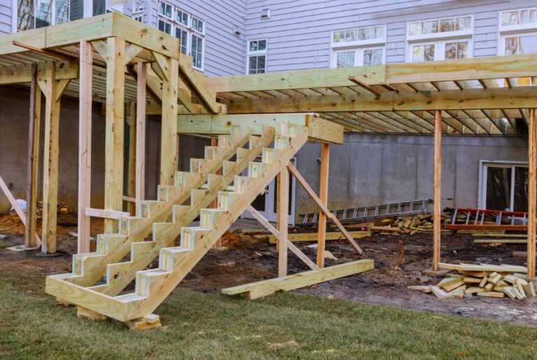 Installing Deck Boards on Above Ground Deck