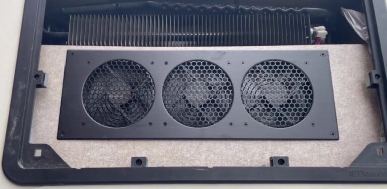 Travel Trailer RV Camper Fridge Does Not Cool on Hot Days - Fans in Operation