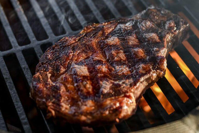 Premium Ribeye Steak on a Kamado Grill