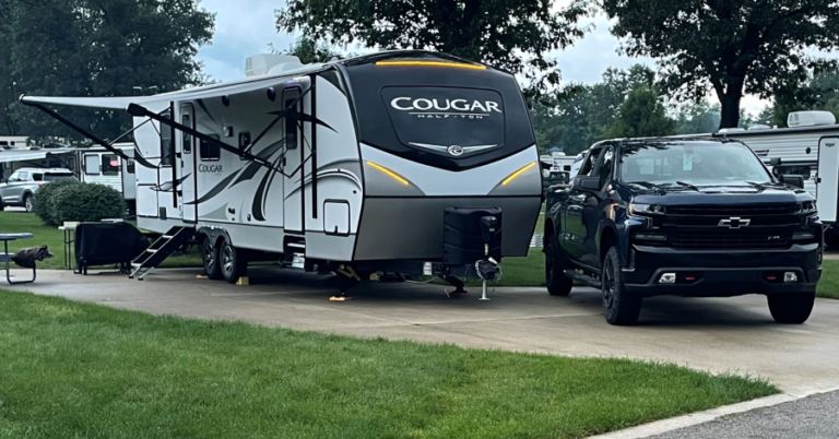 2022 30BHS Cougar Camper All Setup for Camping