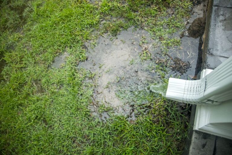 Water Flooding the Area Under a Drain Pipe