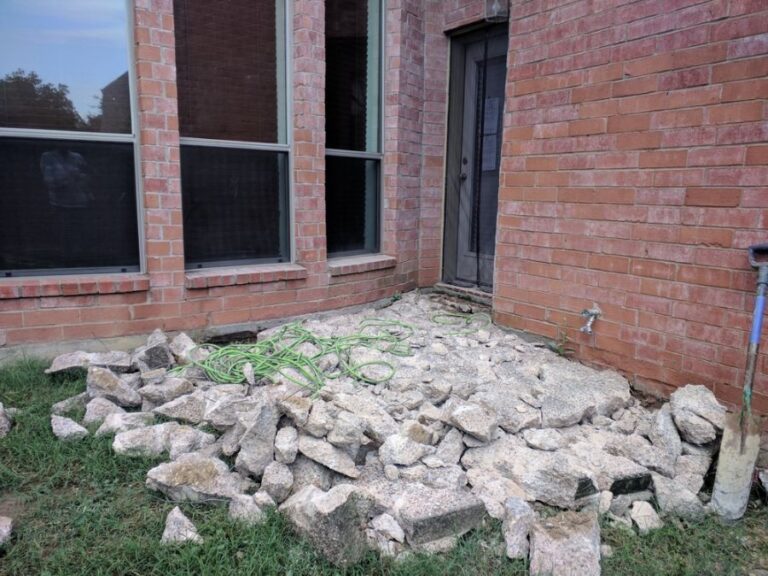 Demolishing Concrete Patio for New Patio Construction