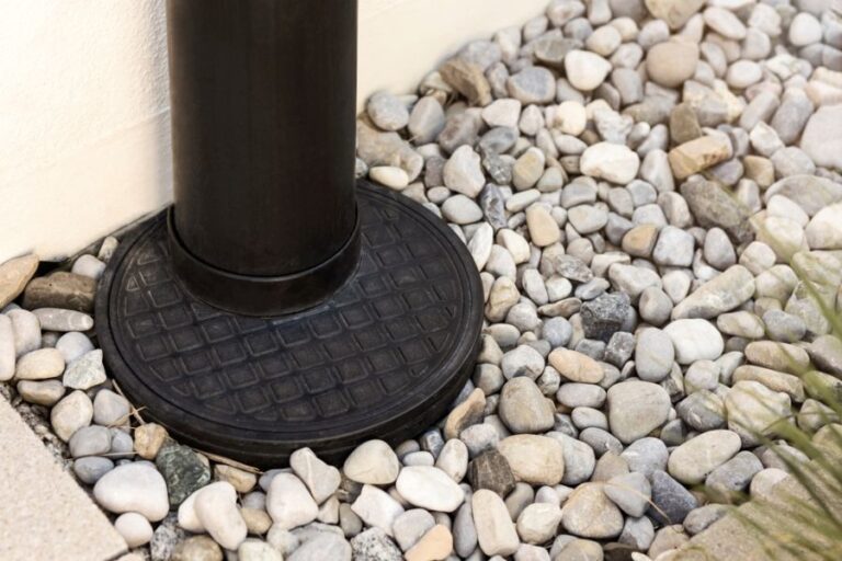 Downspout Draining Underground