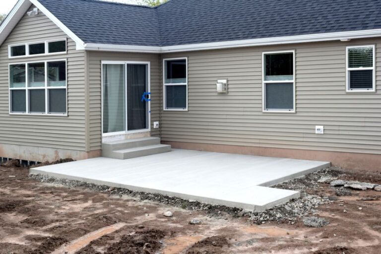New Patio on a New Construction