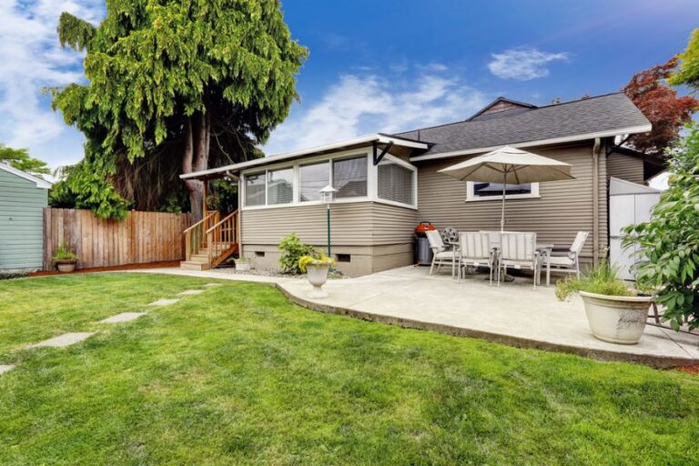 Concrete Patio in Need of a Facelift