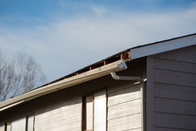 Gutter Sagging on an Apartment Building