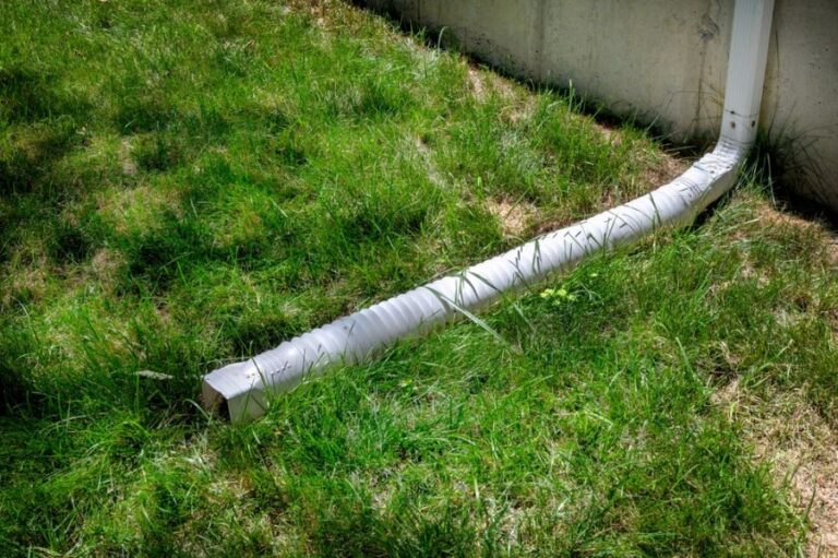 A Downspout Extension to Drain Water Away from House