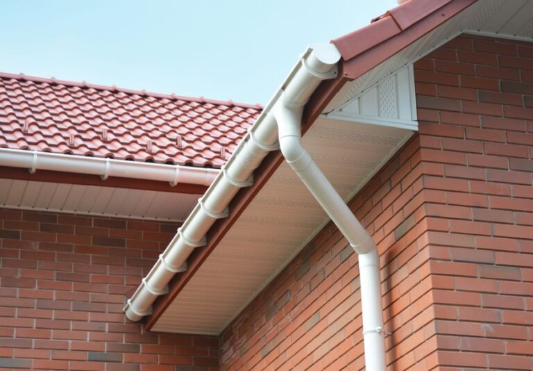 Round Gutters on House
