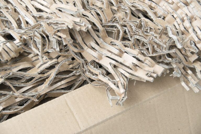A Box of Shredded Cardboard
