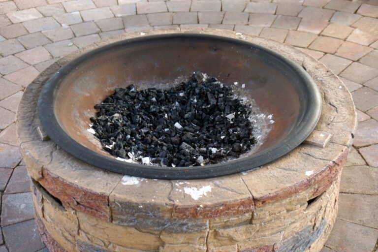 Ashes in a Fire Pit