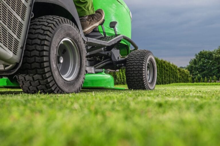 Lawn Mower Up Close