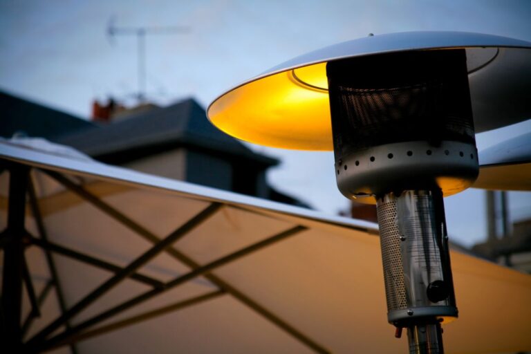 Patio Heater Up Close