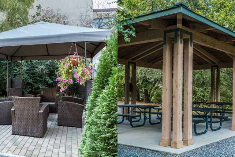 Gazebo vs Pavilion
