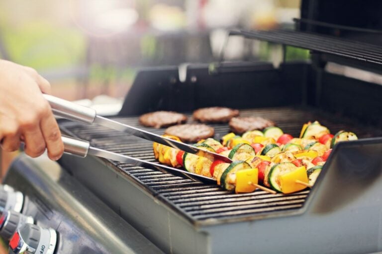 Grilling on the Back Patio