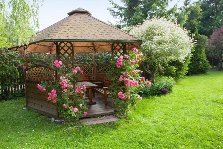 Wooden Backyard Gazebo