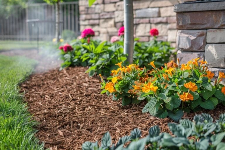 MJ - Tidy Flowerbed With Steaming Mulch