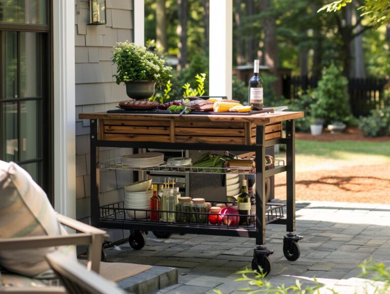 Custom Grill Cart