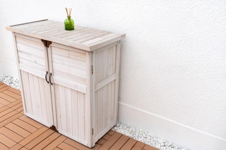 Patio storage bench